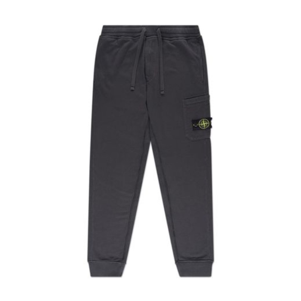STONE ISLAND Men's Gray Tapered Track Pants